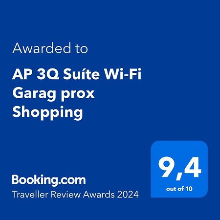 AP 3Q Suíte Wi-Fi Garag prox Shopping Taubaté Exterior foto