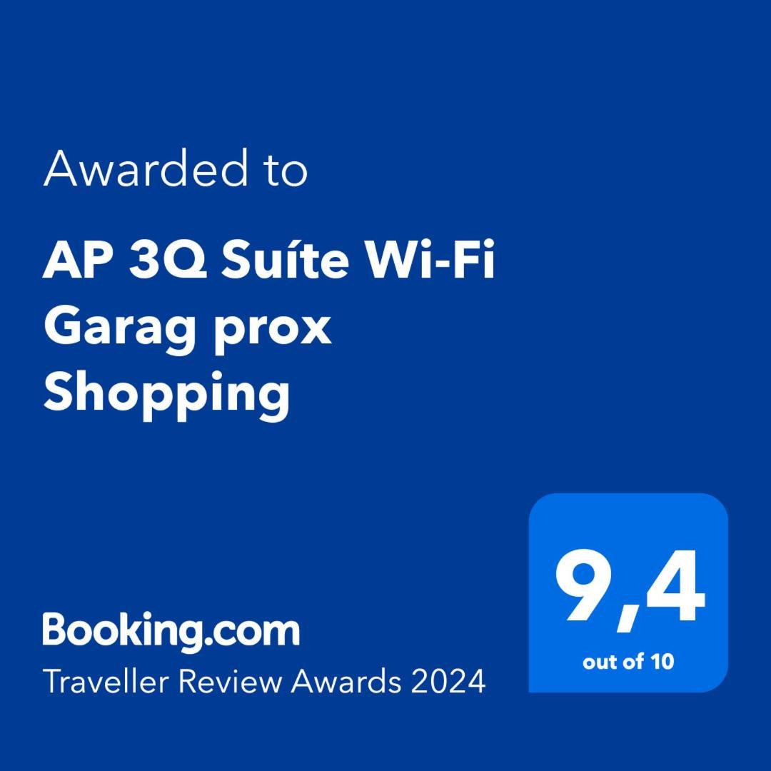 AP 3Q Suíte Wi-Fi Garag prox Shopping Taubaté Exterior foto